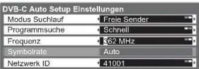 PANASONIC Viera TX-L37S20E - Nehmen Sie die gewünschten Einstellungen für die Auto Setup Einrichtung vor. - 1