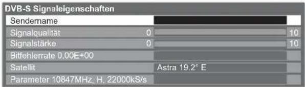 PANASONIC Viera TX-L37GW20 - DVB-Signal überprüfen Signaleigenschaften - 2
