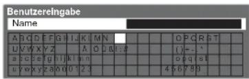 PANASONIC Viera TX-L37GW20 - Zeichentabelle für Zifferntasten - 1