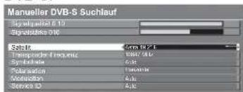 PANASONIC Viera TX-L37GW20 - Manuelles Einstellen des DVB-Programms Manueller Suchlauf - 1