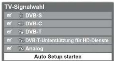 PANASONIC Viera TX-L37GW20 - Wählen Sie „Auto Setup starten“ aus - 1