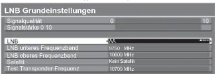 PANASONIC Viera TX-L37GW20 - ③ Wählen Sie „LNB“, und stellen Sie einen der LNBs ein - 1