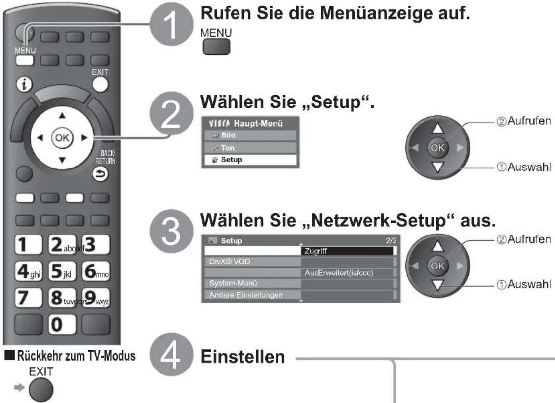PANASONIC Viera TX-L37GW20 - Netzwerk-Setup - 1