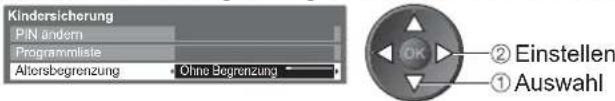 PANASONIC Viera TX-L37GW20 - Sperren von Programmplätzen Kindersicherung - 8