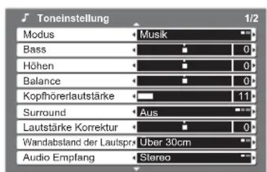 PANASONIC Viera TX-L32X15PS - VIERA Haupt-Menü - 6