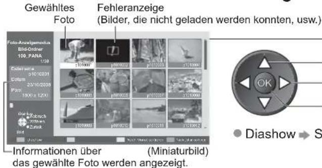 PANASONIC Viera TX-L32X15PS - Wählen Sie die Datei vom anzuzeigenden Miniaturbild aus. - 1