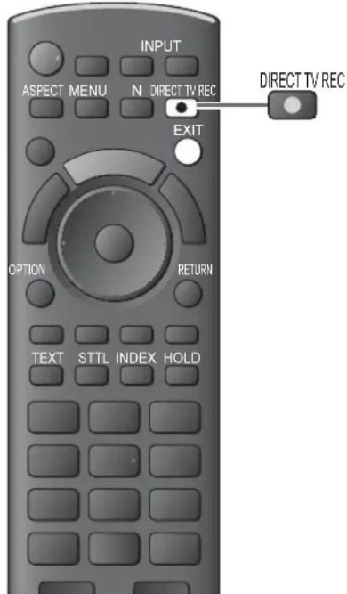 PANASONIC Viera TX-L32X15PS - Direkte TV-Aufzeichnung – Aufzeichnung des laufenden Fernsehprogramms - 1