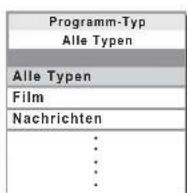 PANASONIC Viera TX-L32S20ES - ■Anzeigen einer Programmliste des gewählten Programm-Typs (DVB-Modus) - 2