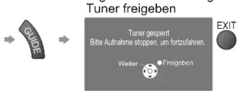 PANASONIC Viera TX-L32S20ES - Beenden der Aufzeichnung■ - 3