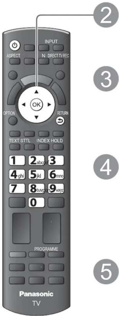 PANASONIC Viera TX-L32S20ES - Schließen Sie den Fernseher an eine Netzsteckdose an, und schalten Sie ihn ein. - 2