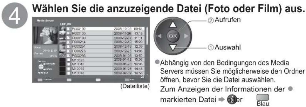 PANASONIC Viera TX-L32GW20 - „Verwenden von DLNA®-Funktionen“ - 3