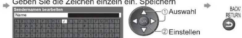 PANASONIC Viera TX-L32GW20 - Bearbeiten von Programmen - 7