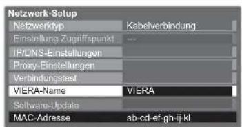 PANASONIC Viera TX-L32GW20 - Den Namen dieses Fernsehers bearbeiten - 1