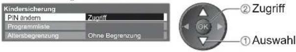 PANASONIC Viera TX-L32GW20 - Sperren von Programmplätzen Kindersicherung - 6