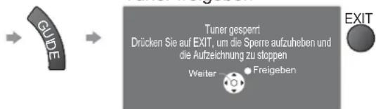 PANASONIC Viera TX-L32GW20 - Beenden der Aufzeichnung■ - 3