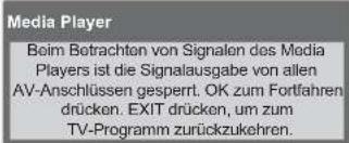 PANASONIC Viera TX-L32GW20 - Starten Sie Media Player - 1