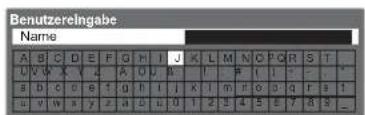PANASONIC Viera TX-L32GW20 - ■Eingeben von Zeichen über die eingeblendete Tastatur - 1