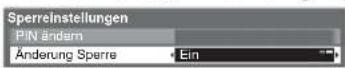 PANASONIC Viera TX-L32GW20 - Sperren Sie die Bildeinstellungen Sperreinstellungen - 3