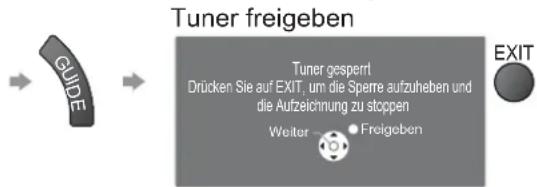 PANASONIC Viera TX-L32GW20 - ■Beenden der Aufzeichnung - 1
