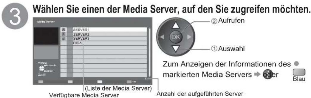 PANASONIC Viera TX-L32GW20 - „Verwenden von DLNA®-Funktionen“ - 2
