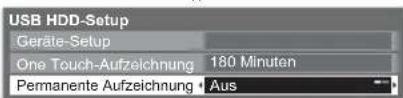 PANASONIC Viera TX-L32GW20 - ■Anhalten von „Permanente Aufzeichnung“ - 1