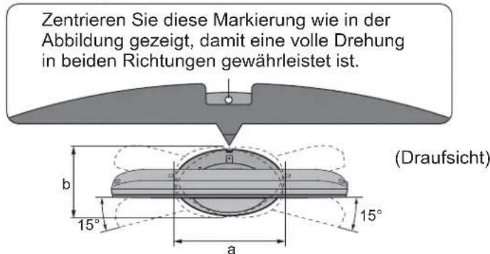 PANASONIC Viera TX-L32GW20 - Einstellen des Bildschirms auf den gewünschten Winkel - 2