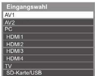 PANASONIC Viera TX-L32ETW5 - Wählen Sie den Eingang, an den das Zusatzgerät angeschlossen ist - 1