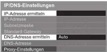 PANASONIC Viera TX-L32ETW5 - ■ [IP-Adresse ermitteln] / [DNS-Adresse ermitteln] - 1