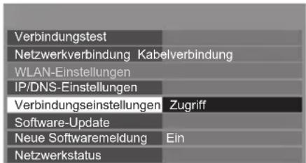 PANASONIC Viera TX-L32ETW5 - Wählen Sie [Verbindungseinstellungen] - 1