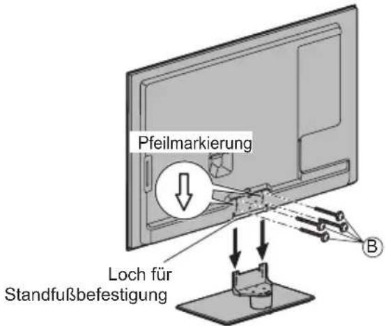 PANASONIC Viera TX-L32ETW5 - Befestigen des Fernsehers - 1