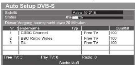 PANASONIC Viera TX-L32ETW5 - Start Auto Setup (Die Einstellungen werden automatisch vorgenommen) - 3