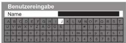PANASONIC Viera TX-L32ETW5 - ■ Eingeben von Zeichen über die eingeblendete Tastatur - 1