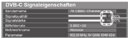 PANASONIC Viera TX-L32ETW5 - DVB-Signal überprüfen [Signaleigenschaften] - 2