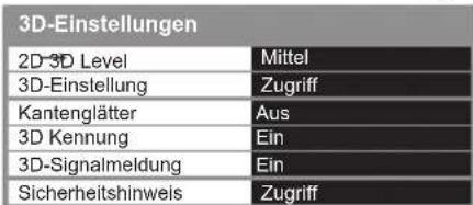 PANASONIC Viera TX-L32ETW5 - Wählen Sie eine der folgenden Funktionen aus, und nehmen Sie die gewünschte Einstellung vor - 1