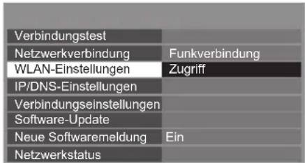 PANASONIC Viera TX-L32ETW5 - Wählen Sie [WLAN-Einstellungen] - 1