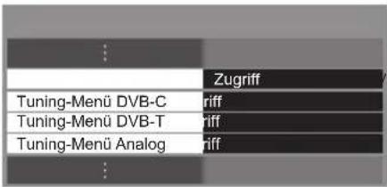 PANASONIC Viera TX-L32ETW5 - Wählen Sie [Tuning-Menü DVB-S], [Tuning-Menü DVB-C], [Tuning-Menü DVB-T] oder [Tuning-Menü Analog] - 1