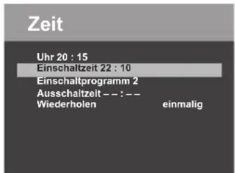 SCHAUB LORENZ LT20-82H1-6 - Einschalt- / Ausschaltzeit / Einschaltprogramm - 1
