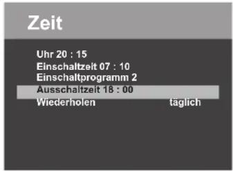 SCHAUB LORENZ LT20-82H1-6 - Einschalt- / Ausschaltzeit / Einschaltprogramm - 2