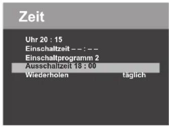 SCHAUB LORENZ LT20-82H1-6 - Deaktivieren der Ausschaltzeit - 1