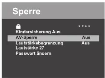 SCHAUB LORENZ LT20-82H1-6 - AV-Programmplätze sperren - 1