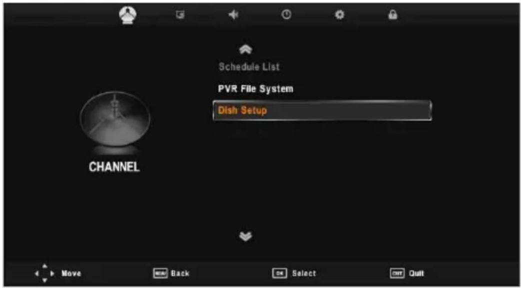 Dyon PSI 22 - DVB-S Satelliten Einstellungen (Dish Setup) - 2