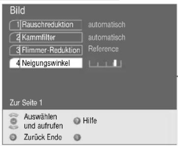 GRUNDIG Tharus 51 - Neigungswinkel elektronisch anpassen - 1