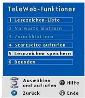 GRUNDIG Tharus 51 - Lesezeichen speichern - 1