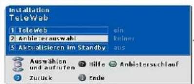 GRUNDIG Tharus 51 - TeleWeb aktualisieren - 1