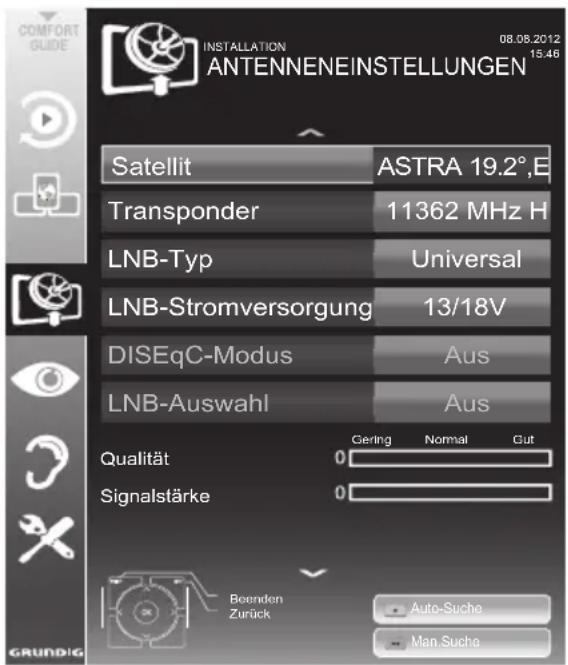 GRUNDIG RIO 32 CLE 8327 BL - Profiinstallation - 1