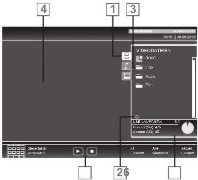 GRUNDIG 55 VLE 9481 SR - Der Dateimanager - 1