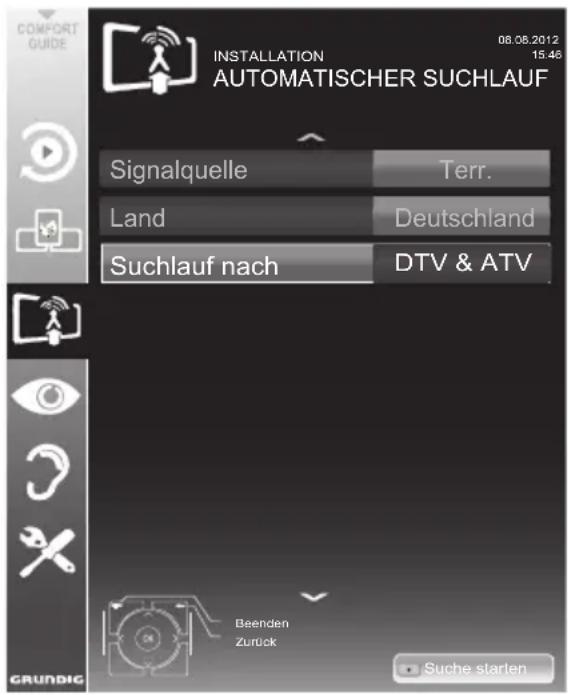 GRUNDIG 55 VLE 9481 SL - Achtung: - 1