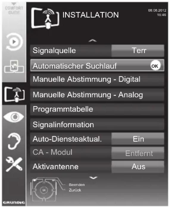 GRUNDIG 55 VLE 9481 SL - Hinweis: - 1