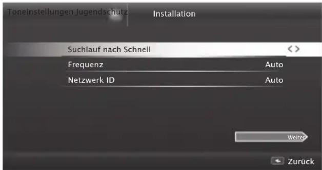 GRUNDIG 55 VLE 880 BL - Digitalen Fernseh-Programme vom Kabelbetreiber automatisch suchen - 1