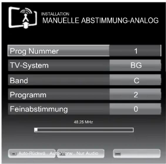 GRUNDIG New York 55 CLE 9486 SL - Analoge Fernseh-Programme durch Eingeben der Kanalzahlen einstellen - 1